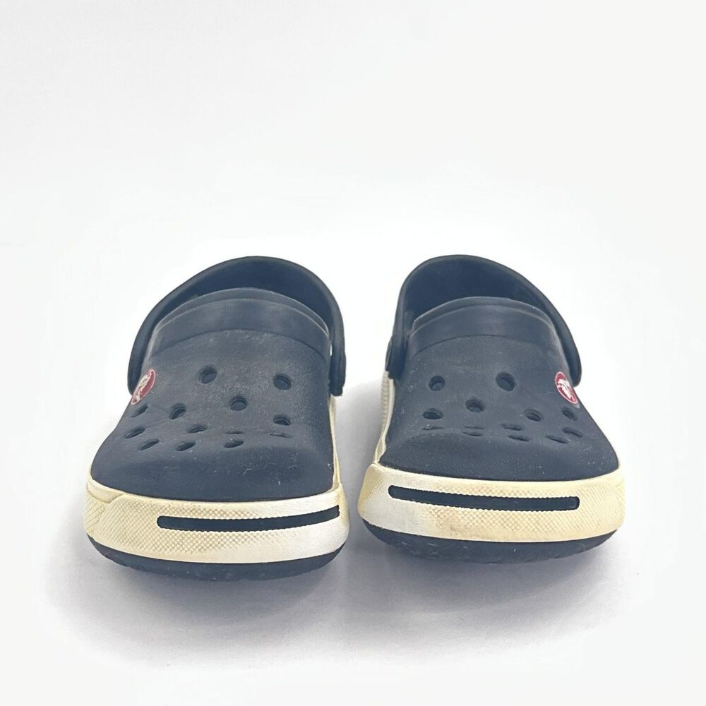 Crocs Crocband Clogs Kids Size 6 7 Navy Slip On Sandals Casual Comfort - Picture 7 of 10